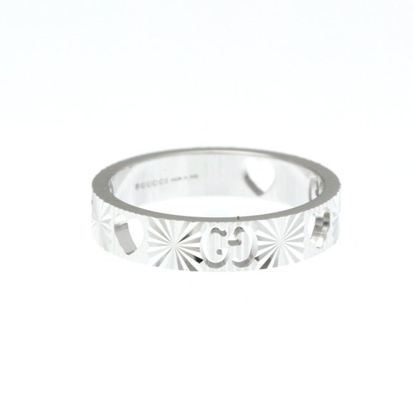 GUCCI Jewelry - Gucci Icon Ring White Gold (18K) Fashion No Stone Band Ring Silver